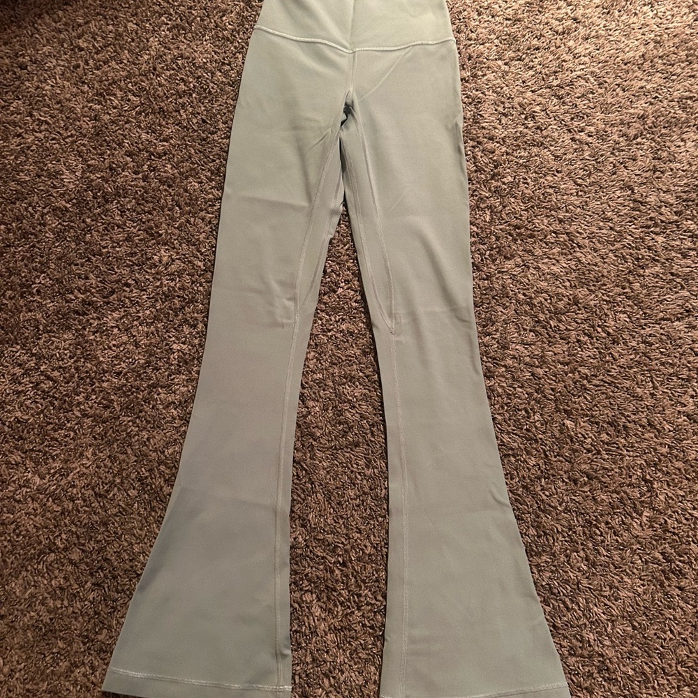 Lululemon align mini flare in Light Green
